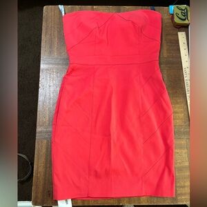 Vera Wang lavender label strapless dress 6